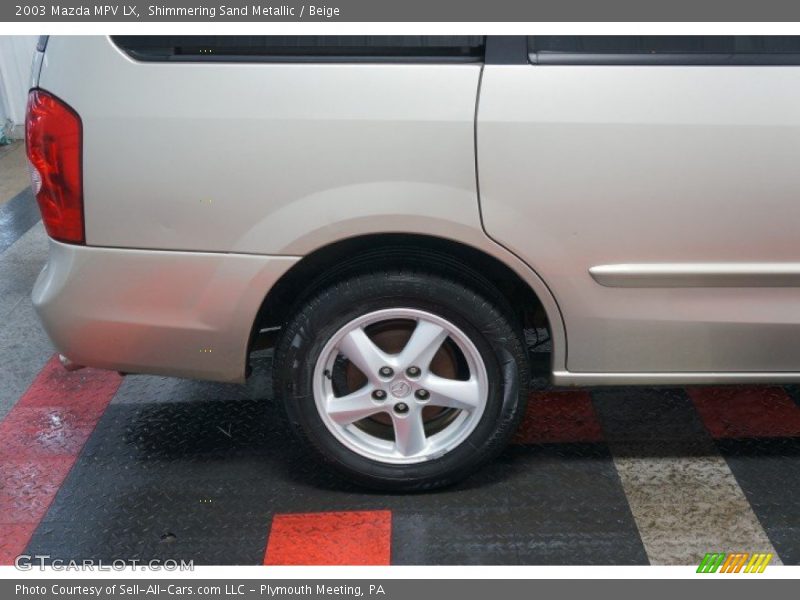 Shimmering Sand Metallic / Beige 2003 Mazda MPV LX