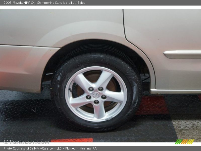 Shimmering Sand Metallic / Beige 2003 Mazda MPV LX