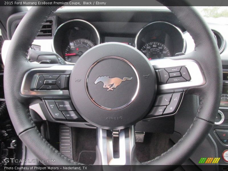  2015 Mustang EcoBoost Premium Coupe Steering Wheel