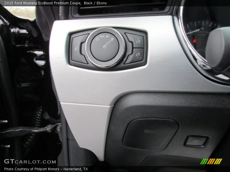 Controls of 2015 Mustang EcoBoost Premium Coupe