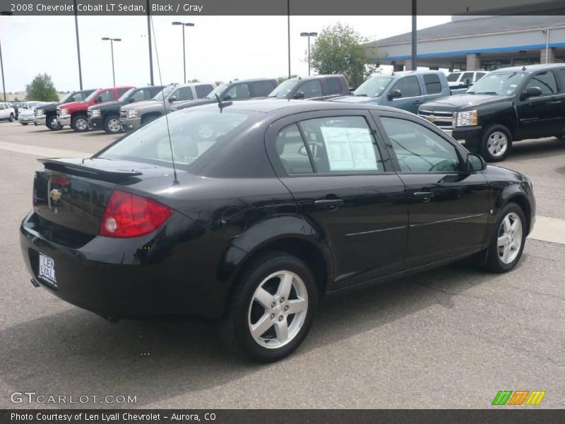 Black / Gray 2008 Chevrolet Cobalt LT Sedan