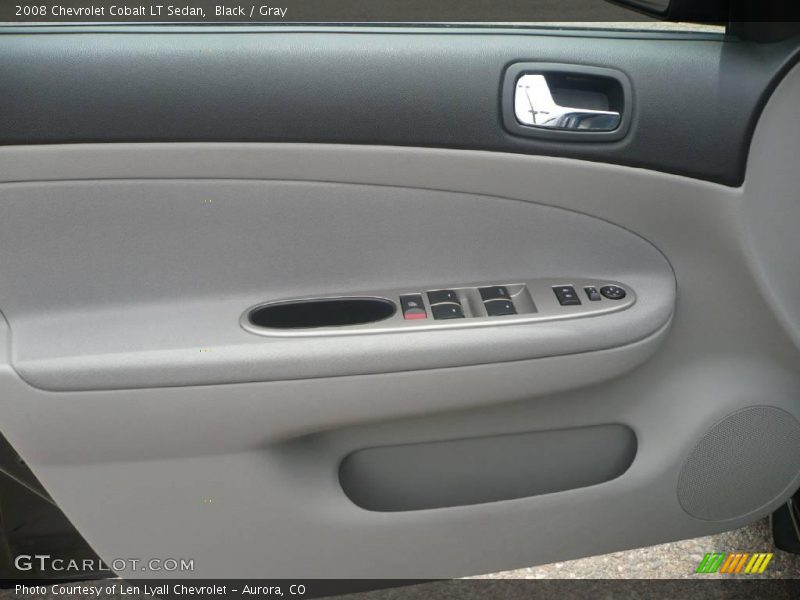 Black / Gray 2008 Chevrolet Cobalt LT Sedan