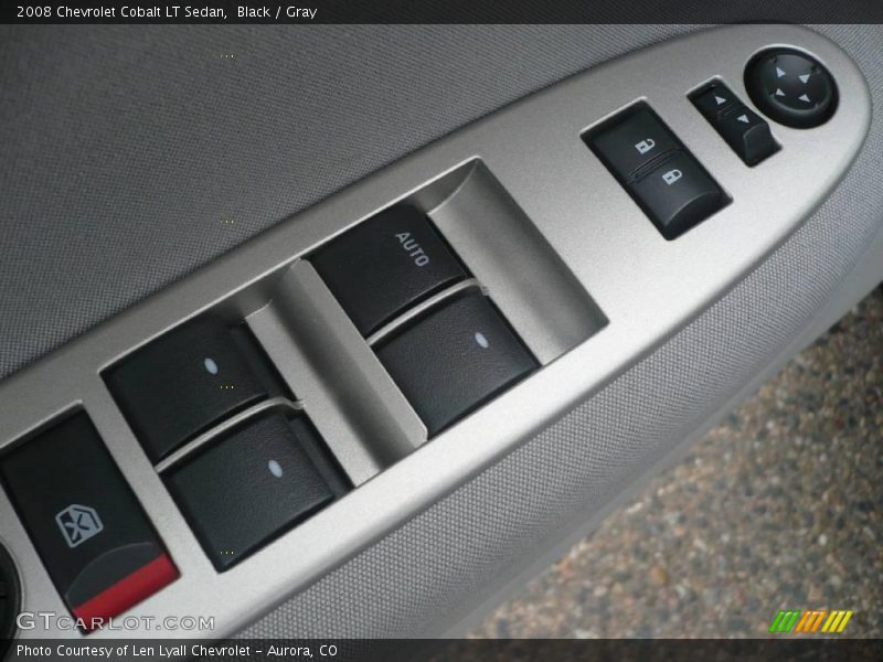 Black / Gray 2008 Chevrolet Cobalt LT Sedan