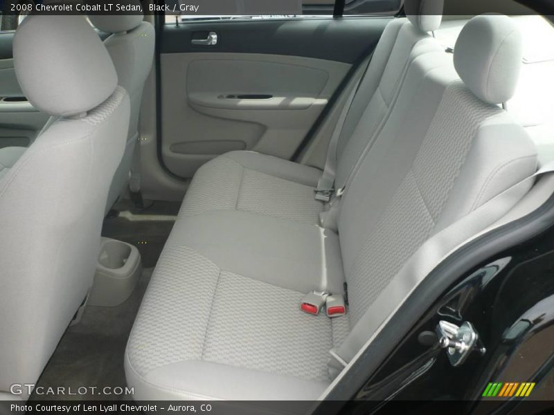 Black / Gray 2008 Chevrolet Cobalt LT Sedan