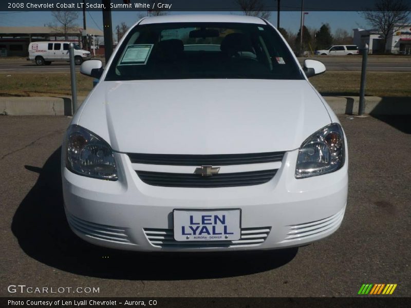 Summit White / Gray 2008 Chevrolet Cobalt LT Sedan
