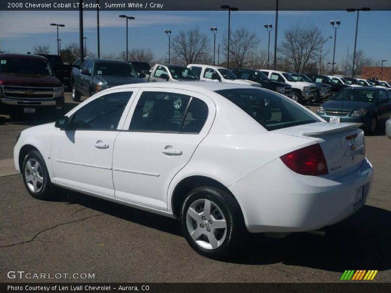 Summit White / Gray 2008 Chevrolet Cobalt LT Sedan