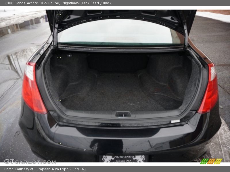 Nighthawk Black Pearl / Black 2008 Honda Accord LX-S Coupe
