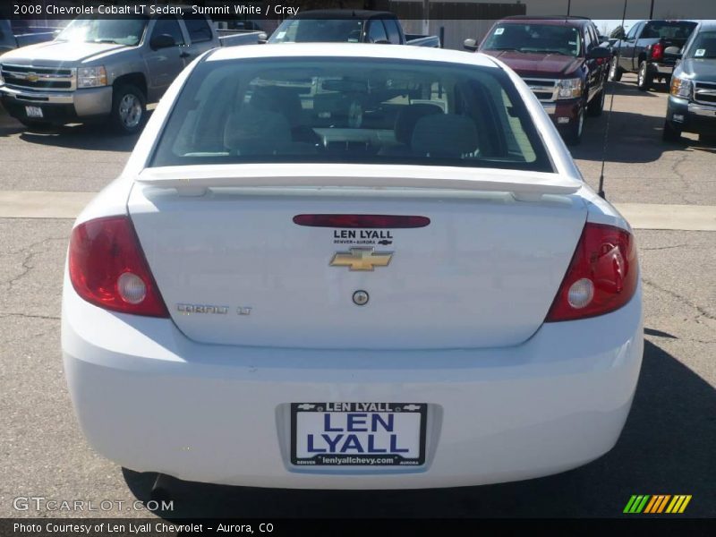 Summit White / Gray 2008 Chevrolet Cobalt LT Sedan