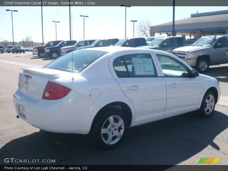 Summit White / Gray 2008 Chevrolet Cobalt LT Sedan