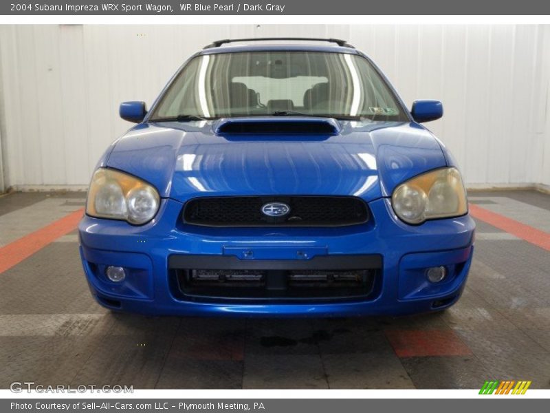 WR Blue Pearl / Dark Gray 2004 Subaru Impreza WRX Sport Wagon