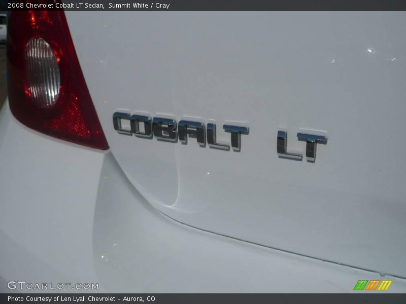 Summit White / Gray 2008 Chevrolet Cobalt LT Sedan