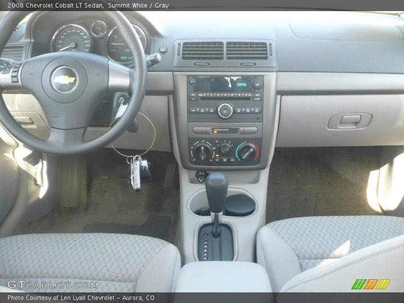 Summit White / Gray 2008 Chevrolet Cobalt LT Sedan