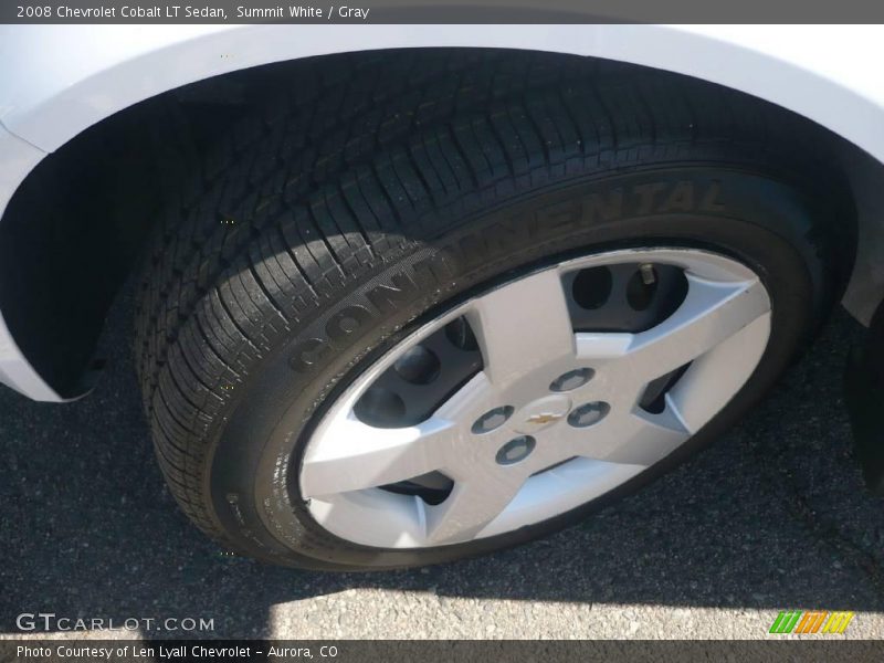 Summit White / Gray 2008 Chevrolet Cobalt LT Sedan