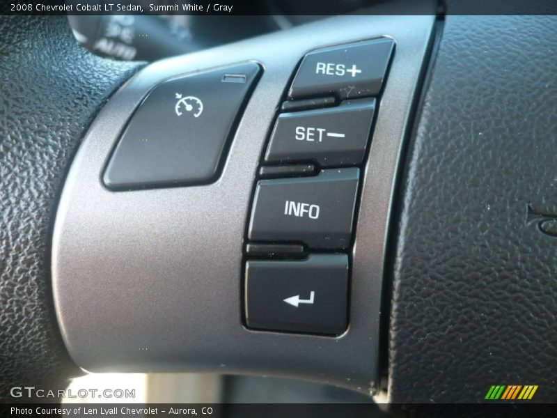 Summit White / Gray 2008 Chevrolet Cobalt LT Sedan