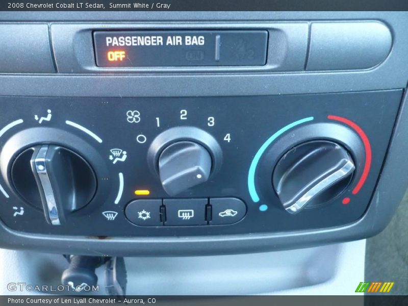 Summit White / Gray 2008 Chevrolet Cobalt LT Sedan