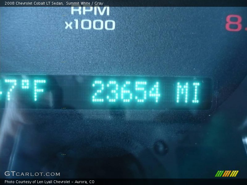 Summit White / Gray 2008 Chevrolet Cobalt LT Sedan