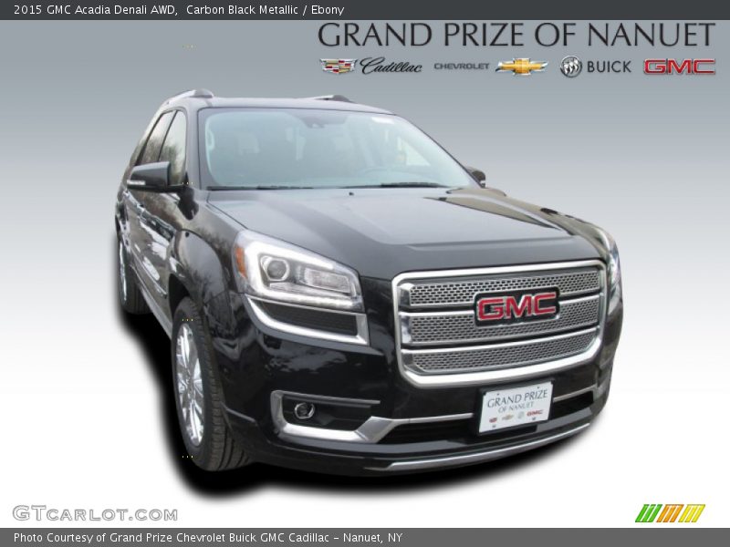 Carbon Black Metallic / Ebony 2015 GMC Acadia Denali AWD