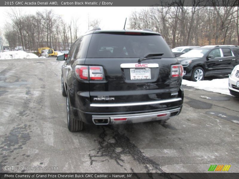 Carbon Black Metallic / Ebony 2015 GMC Acadia Denali AWD