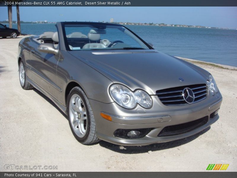 Front 3/4 View of 2004 CLK 55 AMG Cabriolet