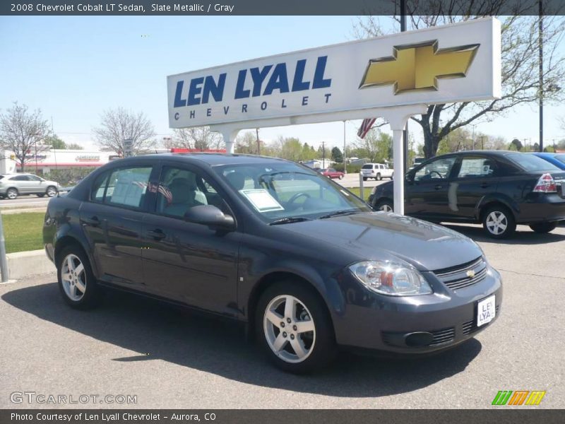 Slate Metallic / Gray 2008 Chevrolet Cobalt LT Sedan