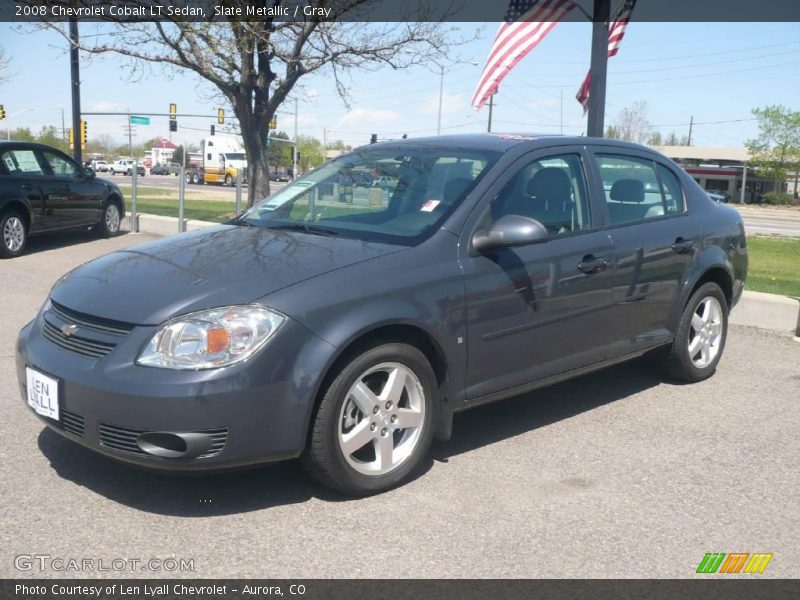 Slate Metallic / Gray 2008 Chevrolet Cobalt LT Sedan