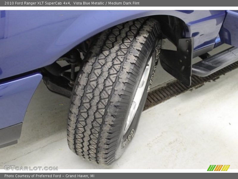 Vista Blue Metallic / Medium Dark Flint 2010 Ford Ranger XLT SuperCab 4x4