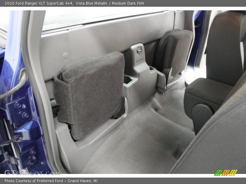 Vista Blue Metallic / Medium Dark Flint 2010 Ford Ranger XLT SuperCab 4x4