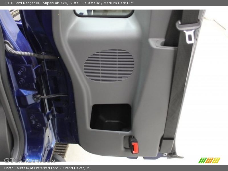 Vista Blue Metallic / Medium Dark Flint 2010 Ford Ranger XLT SuperCab 4x4
