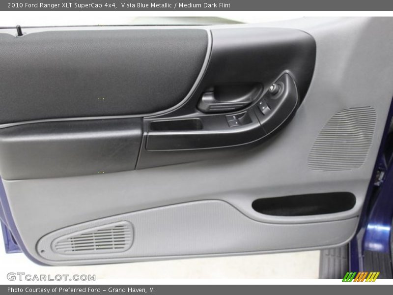 Vista Blue Metallic / Medium Dark Flint 2010 Ford Ranger XLT SuperCab 4x4