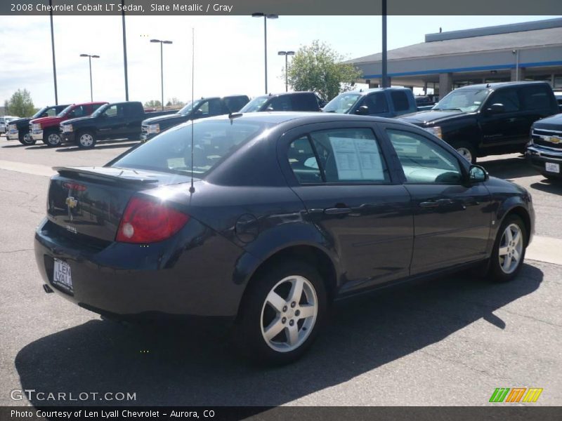 Slate Metallic / Gray 2008 Chevrolet Cobalt LT Sedan