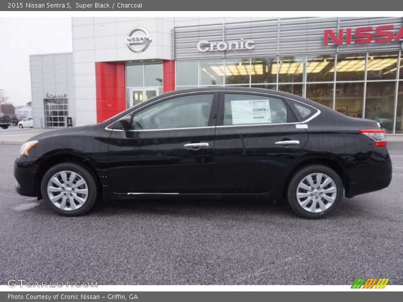 Super Black / Charcoal 2015 Nissan Sentra S