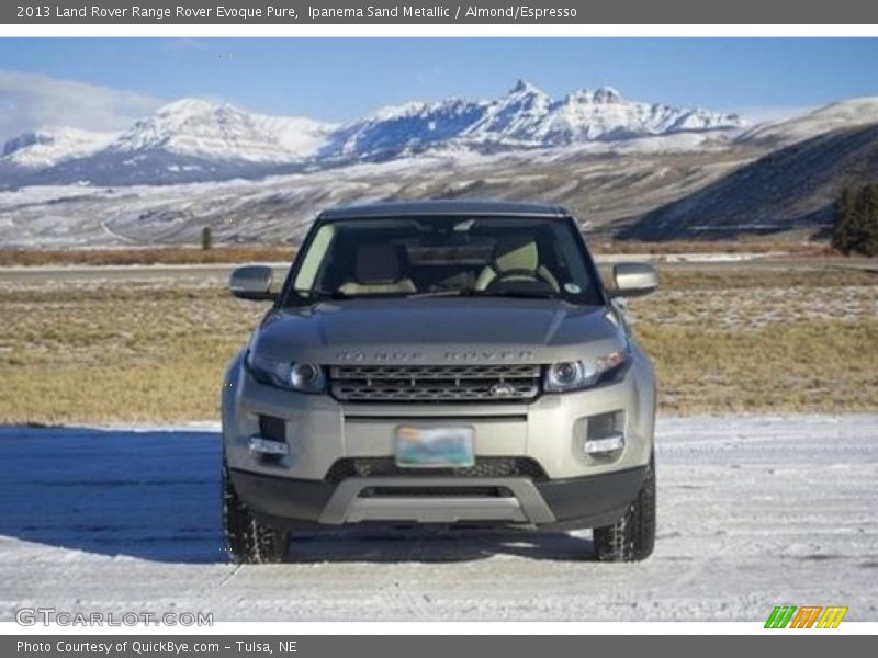 Ipanema Sand Metallic / Almond/Espresso 2013 Land Rover Range Rover Evoque Pure