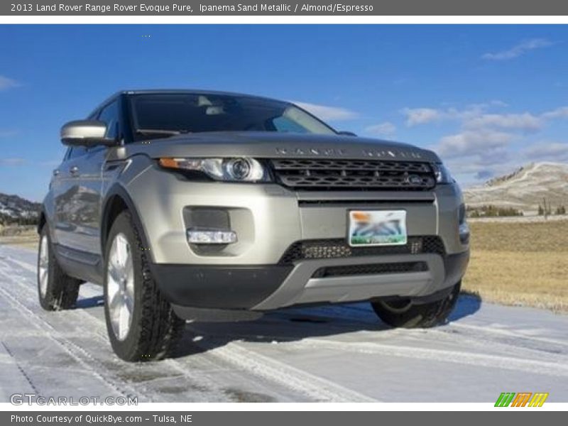 Ipanema Sand Metallic / Almond/Espresso 2013 Land Rover Range Rover Evoque Pure