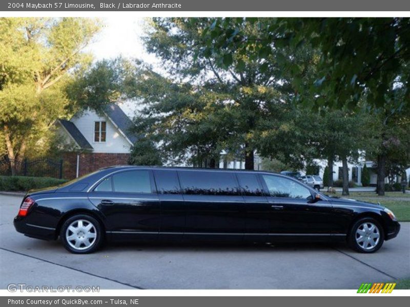 Black / Labrador Anthracite 2004 Maybach 57 Limousine