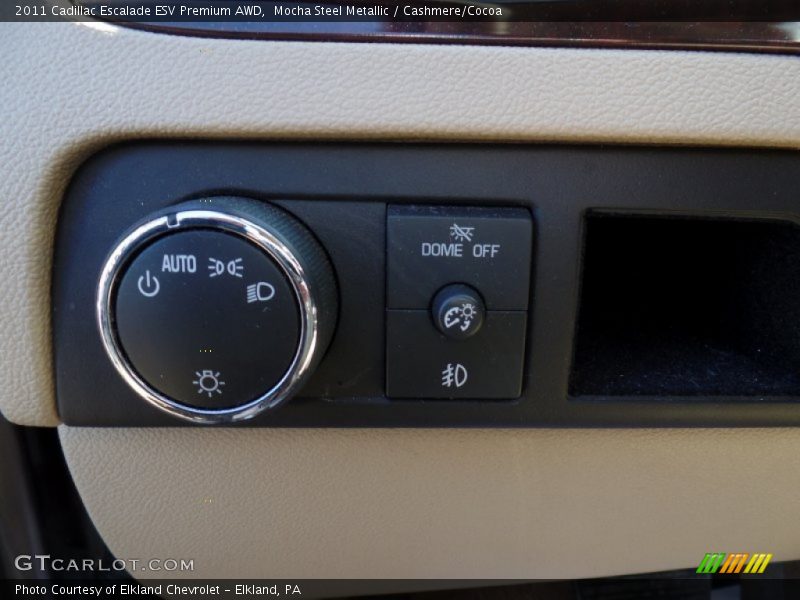 Mocha Steel Metallic / Cashmere/Cocoa 2011 Cadillac Escalade ESV Premium AWD