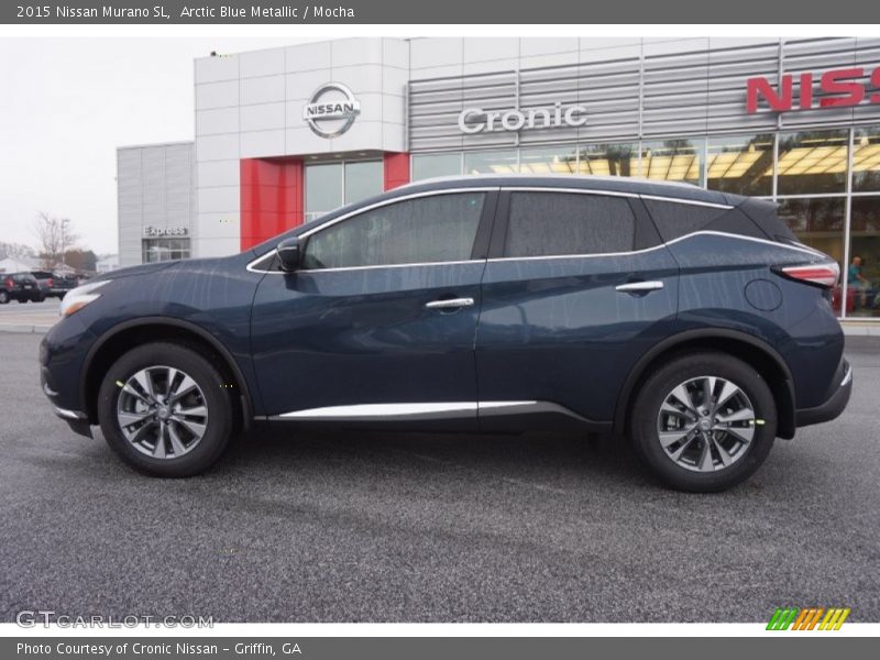 Arctic Blue Metallic / Mocha 2015 Nissan Murano SL