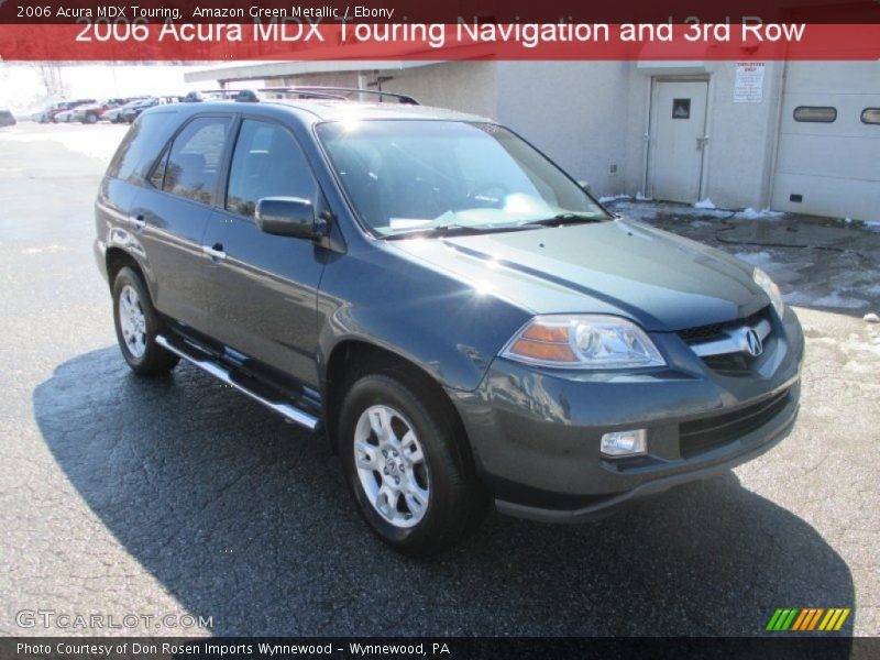 Amazon Green Metallic / Ebony 2006 Acura MDX Touring