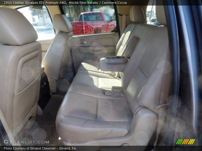 Mocha Steel Metallic / Cashmere/Cocoa 2011 Cadillac Escalade ESV Premium AWD