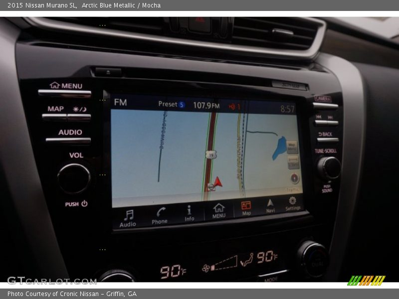 Navigation of 2015 Murano SL
