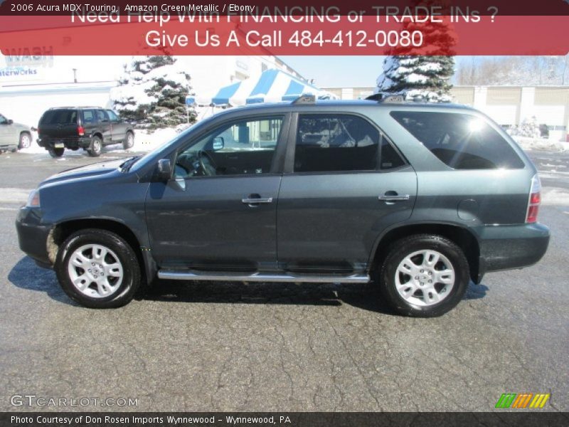 Amazon Green Metallic / Ebony 2006 Acura MDX Touring