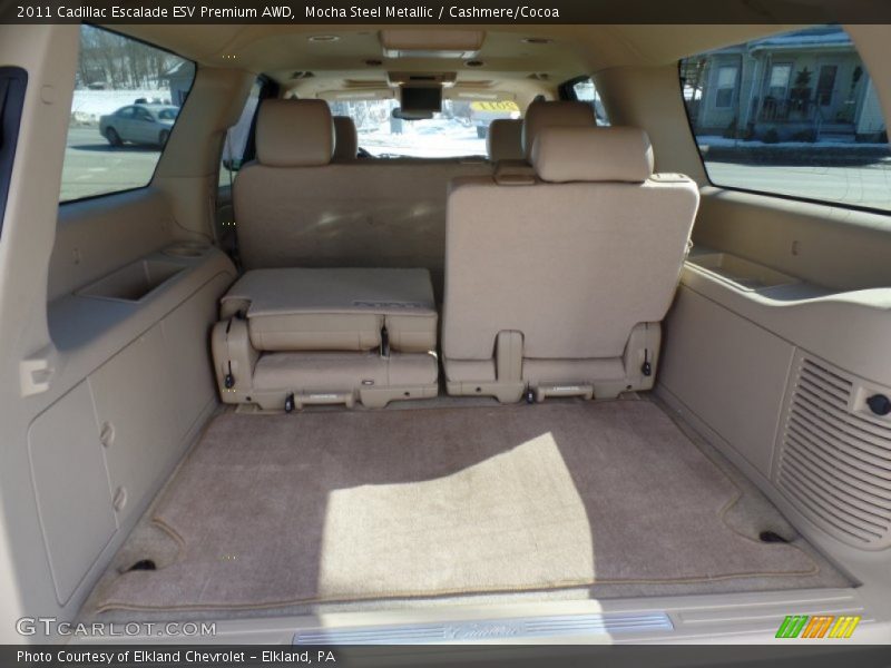 Mocha Steel Metallic / Cashmere/Cocoa 2011 Cadillac Escalade ESV Premium AWD