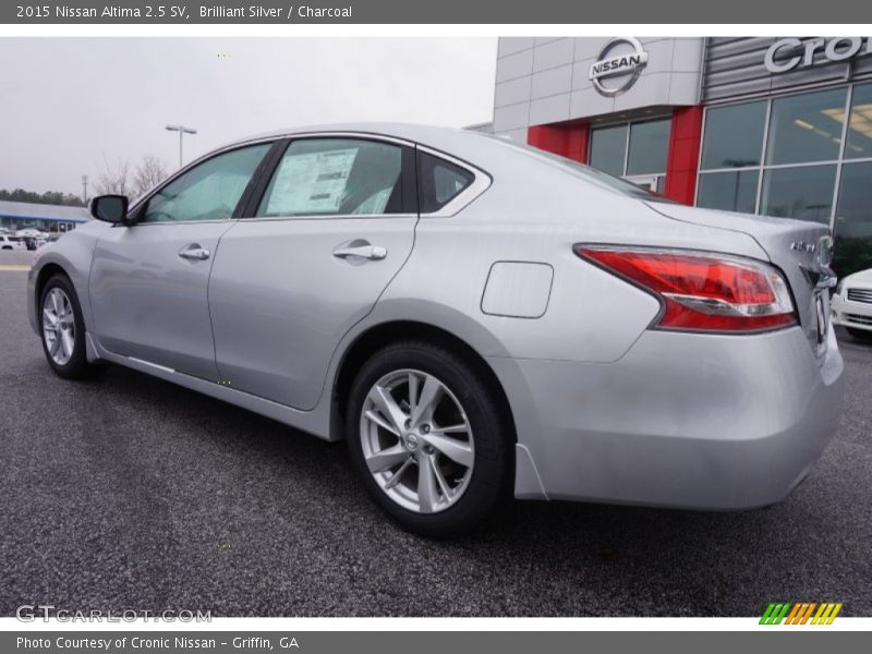 Brilliant Silver / Charcoal 2015 Nissan Altima 2.5 SV