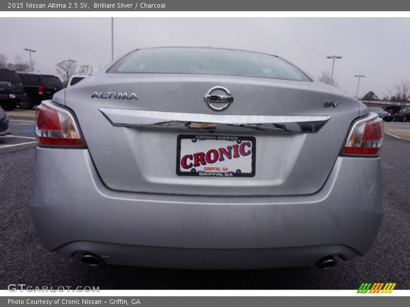 Brilliant Silver / Charcoal 2015 Nissan Altima 2.5 SV