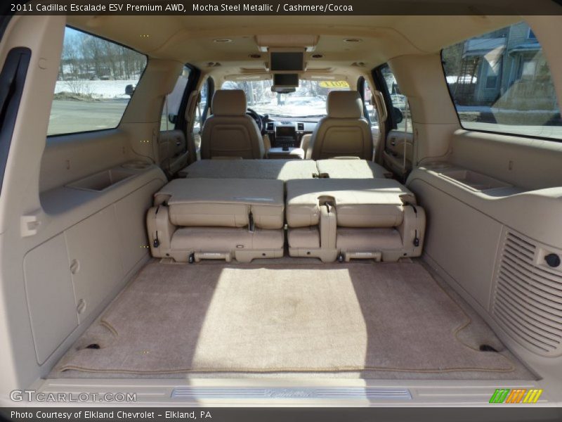 Mocha Steel Metallic / Cashmere/Cocoa 2011 Cadillac Escalade ESV Premium AWD