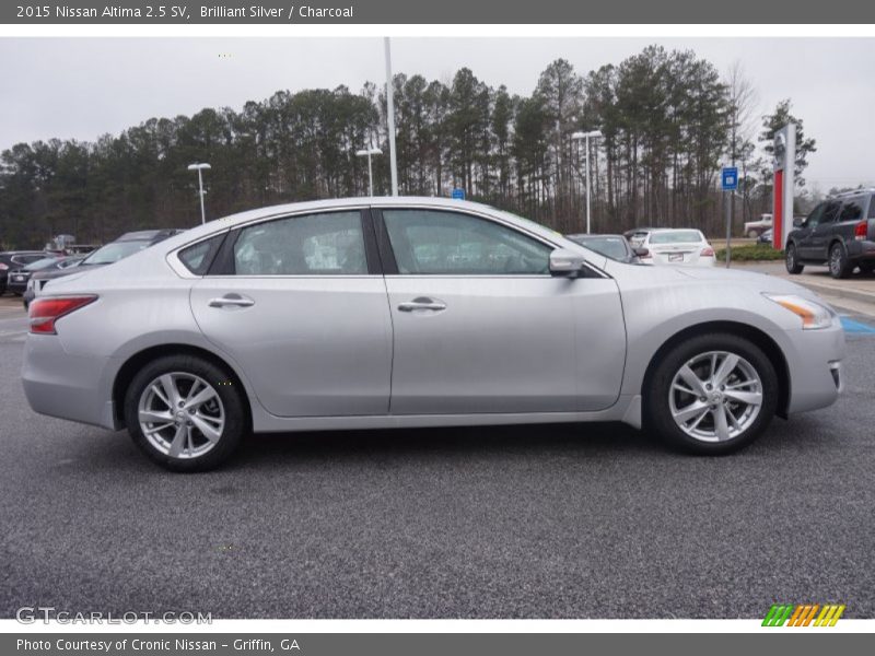 Brilliant Silver / Charcoal 2015 Nissan Altima 2.5 SV