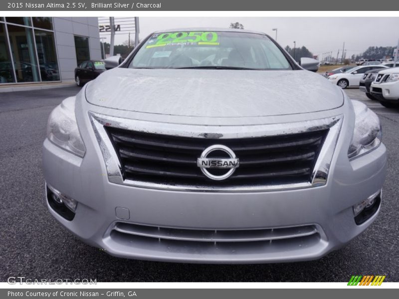 Brilliant Silver / Charcoal 2015 Nissan Altima 2.5 SV