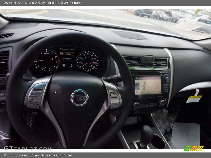 Brilliant Silver / Charcoal 2015 Nissan Altima 2.5 SV