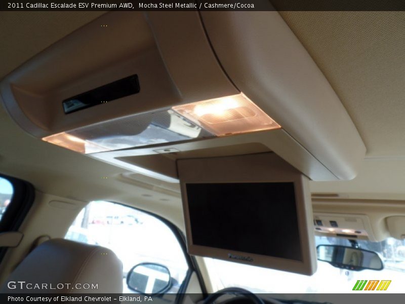 Mocha Steel Metallic / Cashmere/Cocoa 2011 Cadillac Escalade ESV Premium AWD