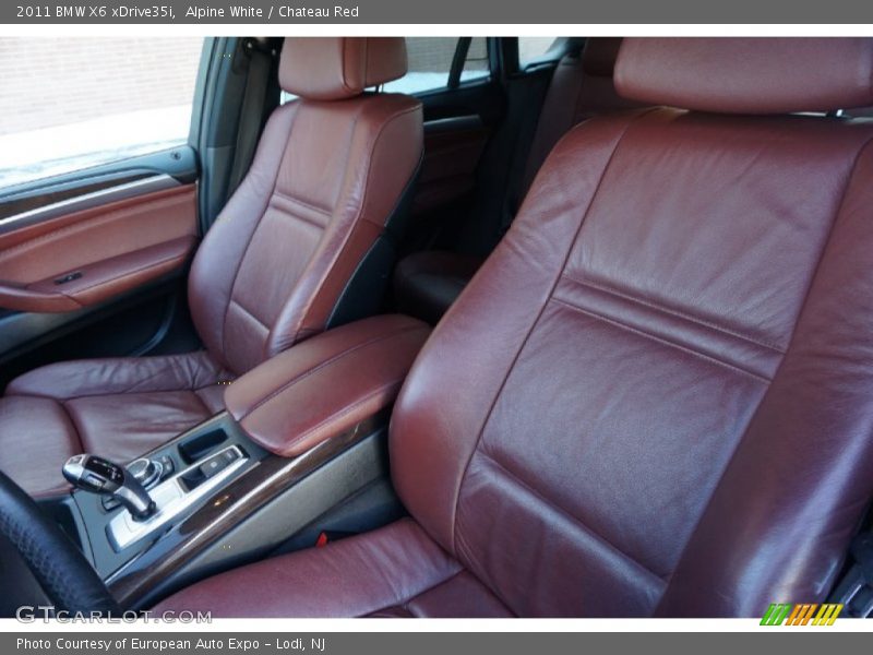 Alpine White / Chateau Red 2011 BMW X6 xDrive35i