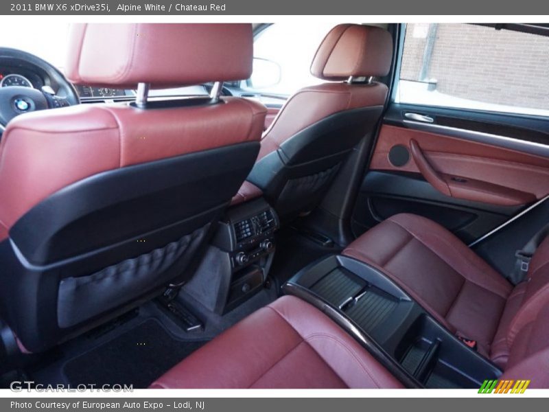 Alpine White / Chateau Red 2011 BMW X6 xDrive35i